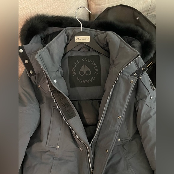 Moose Knuckles Grey Firebag Parka - Picture 4 of 9